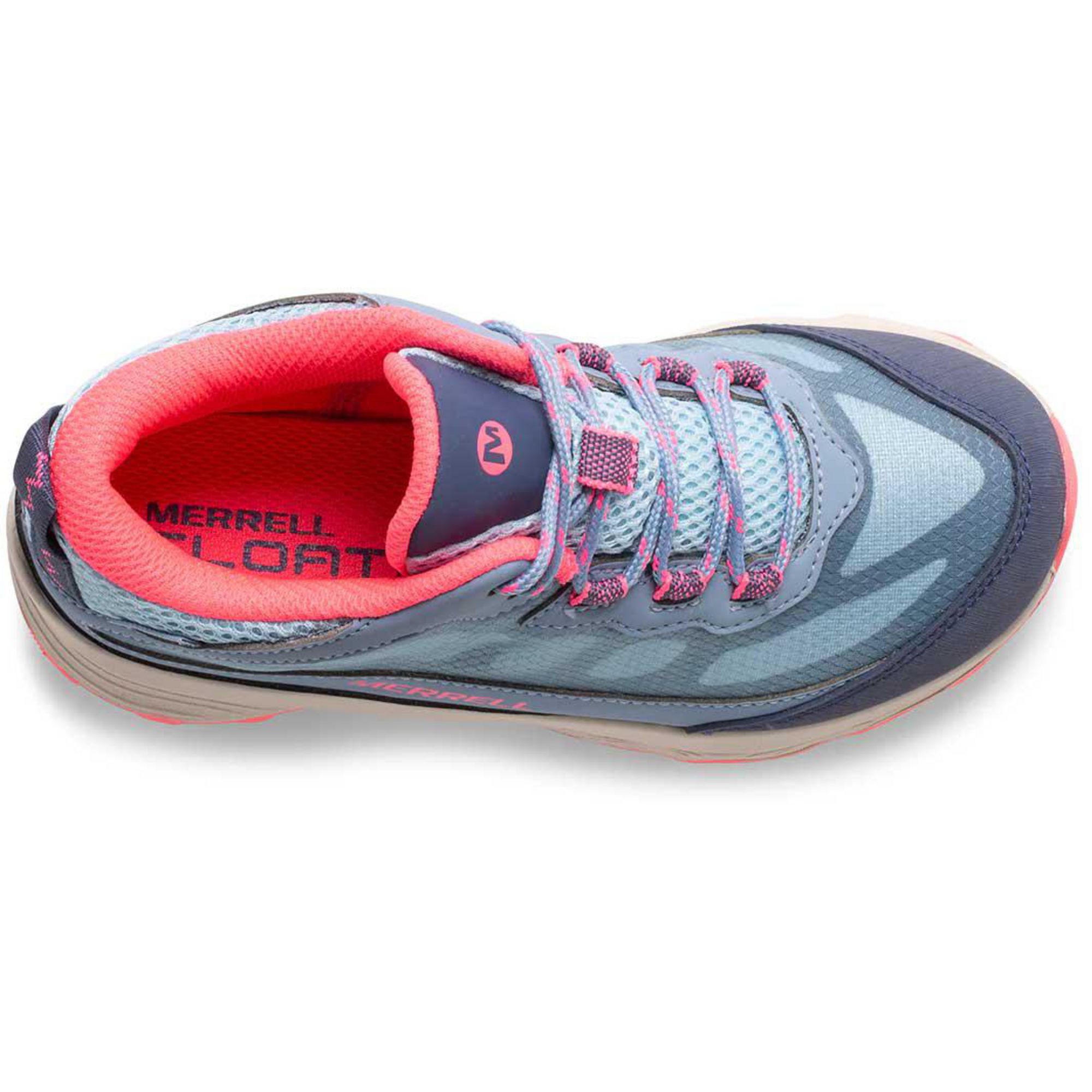 Детские водонепроницаемые походные ботинки Moab Speed Mid Merrell, Dusty Blue Coral — фото 4