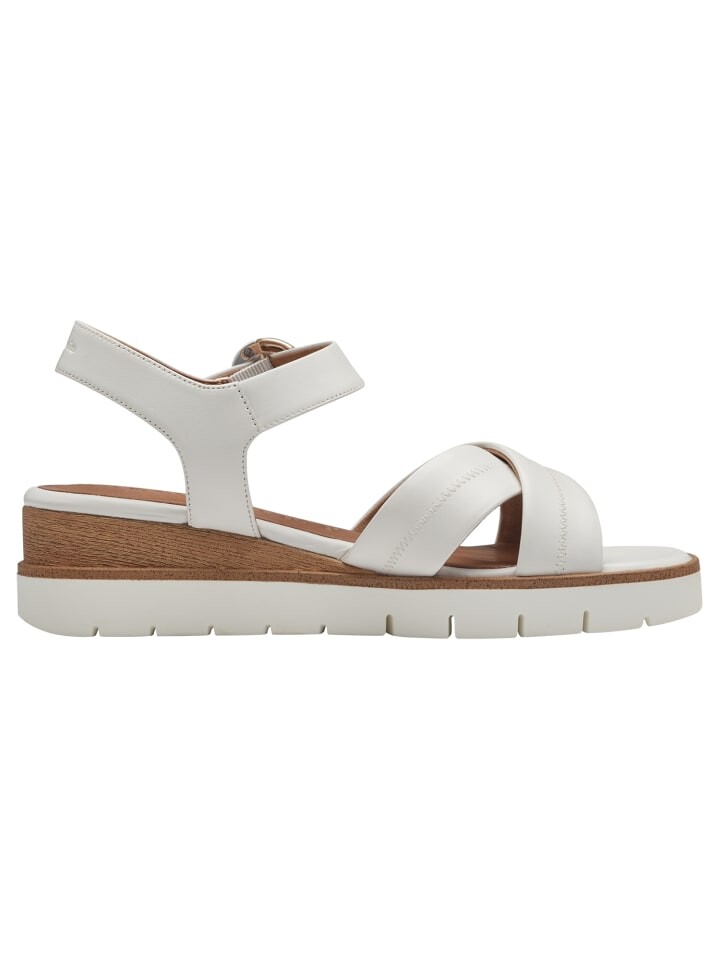 Сандалии на плоской подошве Tamaris Sandalette, цвет white leather — фото 3
