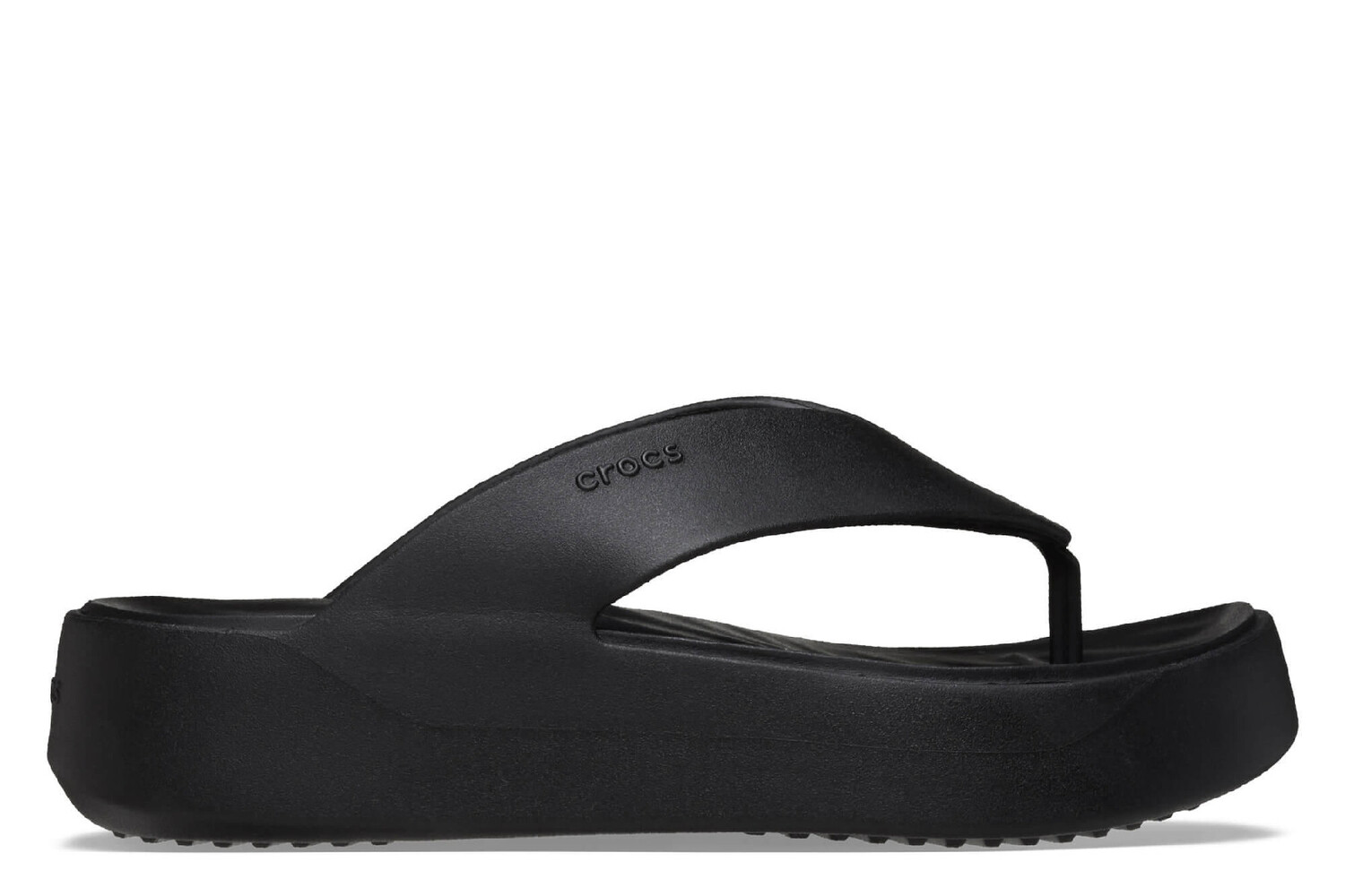 

Шлепанцы на платформе для отдыха и шлепанцы на платформе Crocs, черный