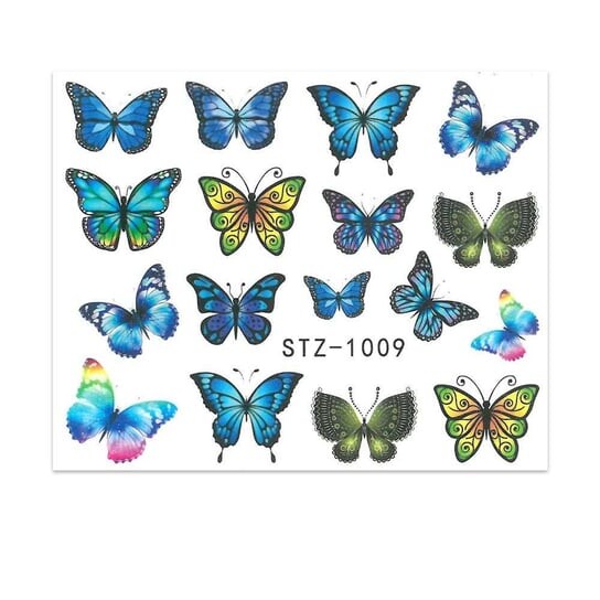

Водные наклейки для ногтей, Stz 1009 MollyLac, Molly Lac