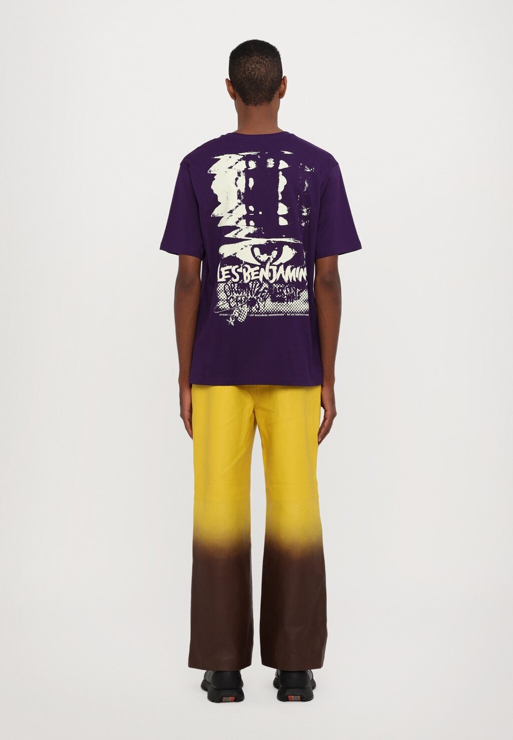 

Футболка с принтом SHORT SLEEVE TEE UNISEX Les Benjamins, сиреневый