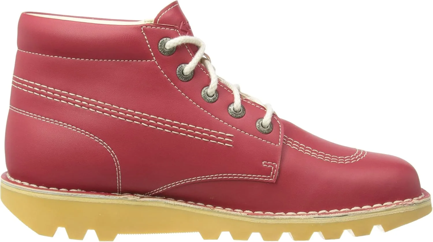 Ботинки Kickers Unisex Kick Hi Vegan Synt Au Blk Ankle Boots, красный — фото 4