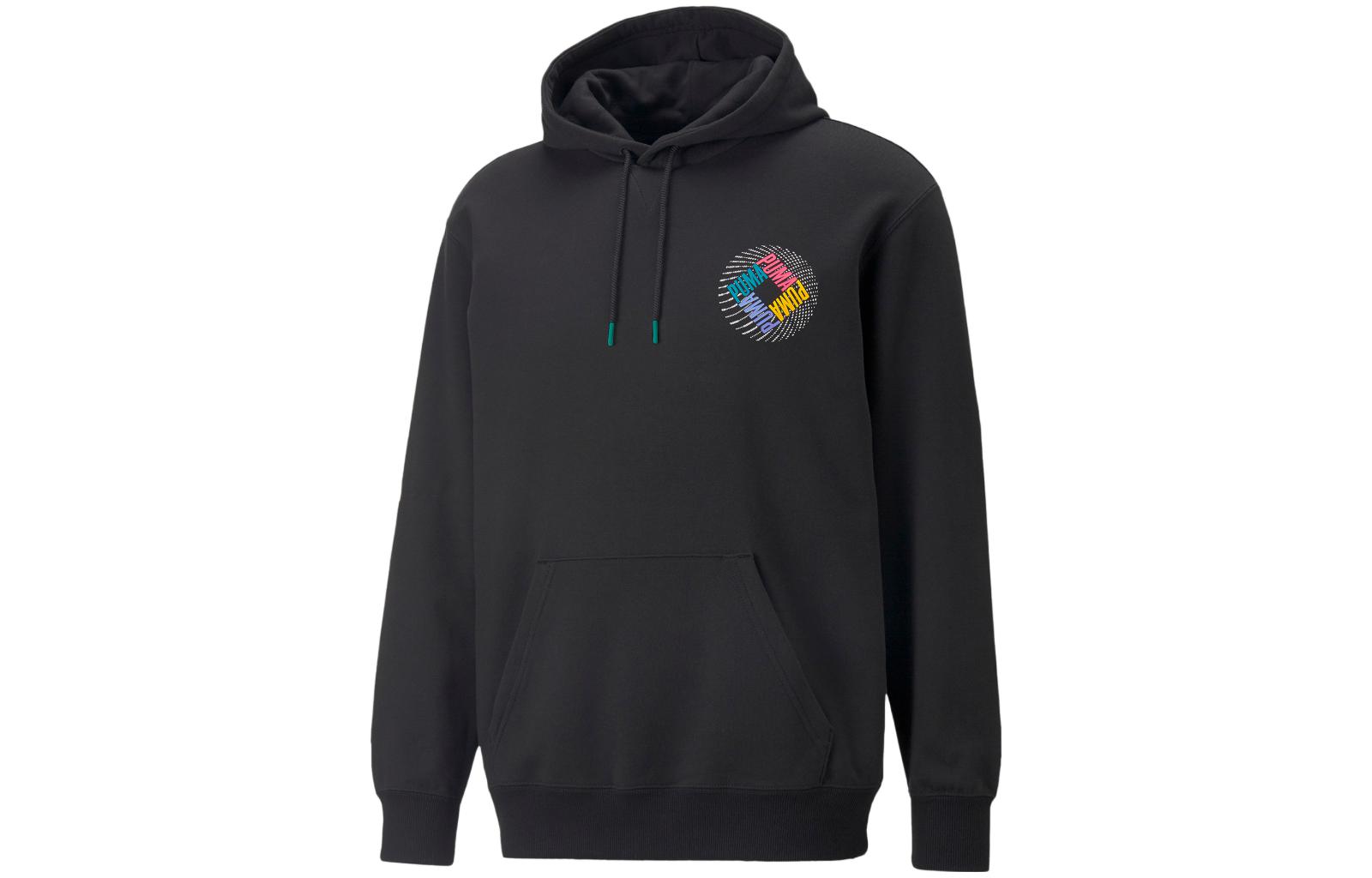 

Худи приталенное классическое с длинным рукавом мужское PUMA, черный