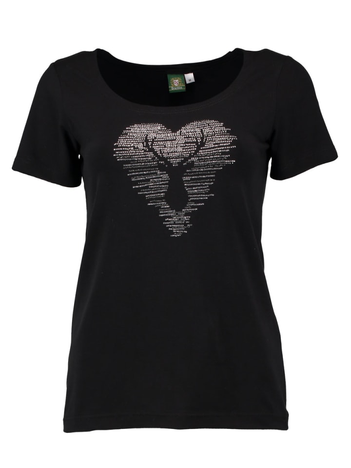 

Футболка Yomaru черного цвета OS-Trachten, Черный, Футболка Yomaru черного цвета OS-Trachten