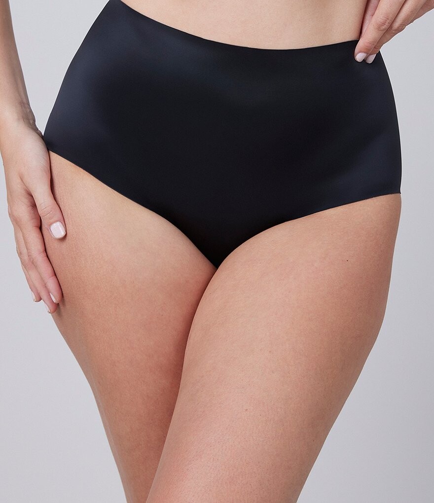 

Корректирующие атласные трусики Spanx, черный