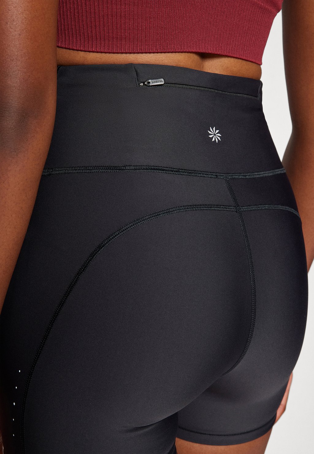 

Леггинсы PACESETTER SHORTIE Athleta, черный