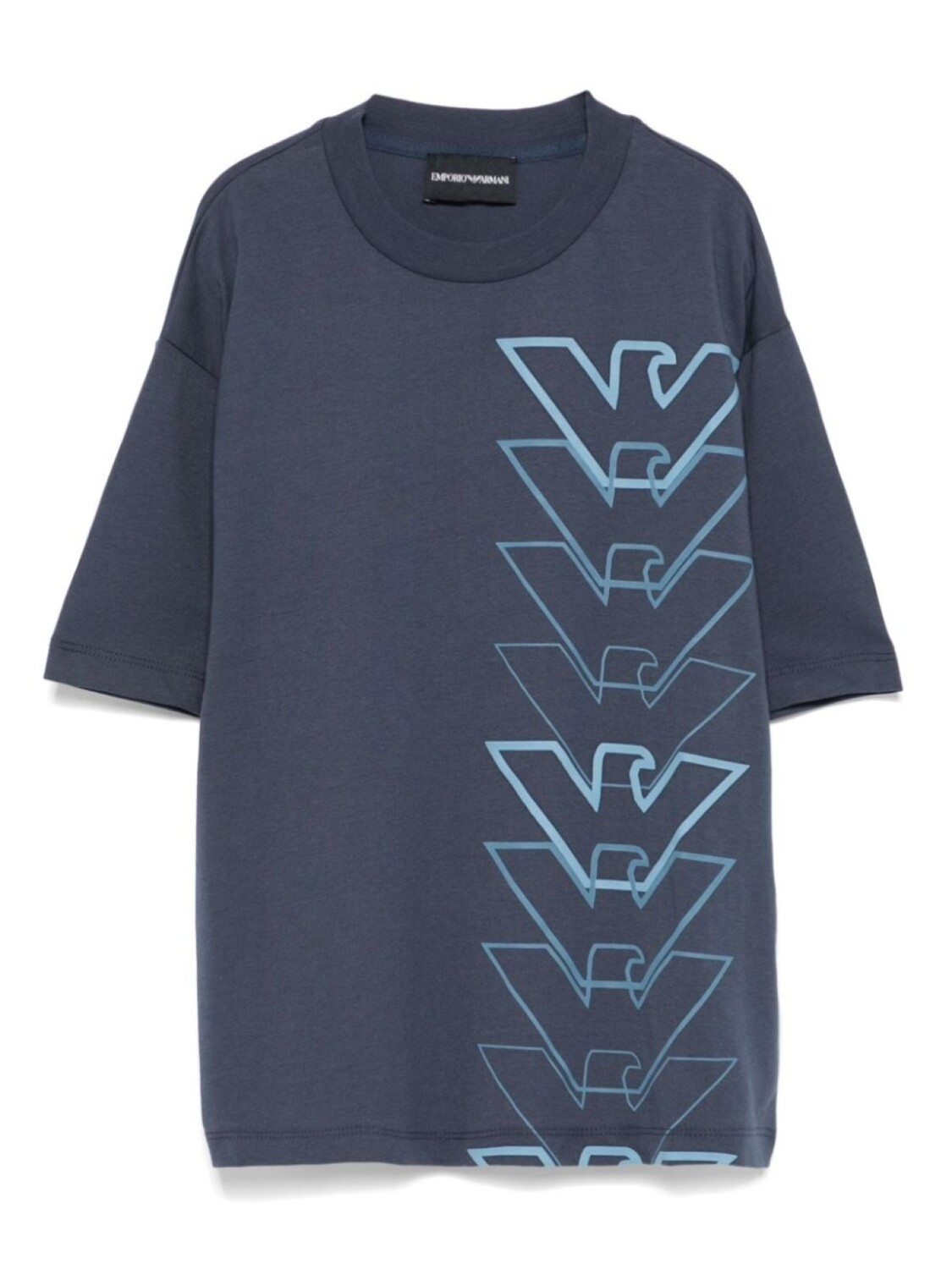 

Футболка с логотипом Emporio Armani Kids, синий
