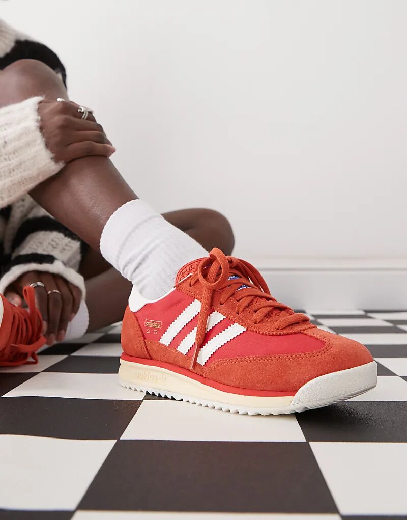 

Кроссовки SL 72 RS красного и белого цвета adidas Originals