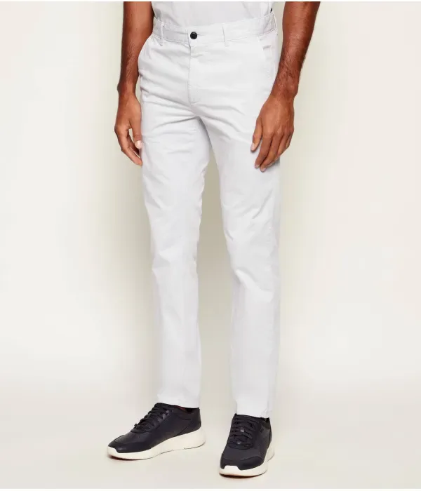 Брюки чинос slim fit Boss Orange, пепельно-серый — фото 3