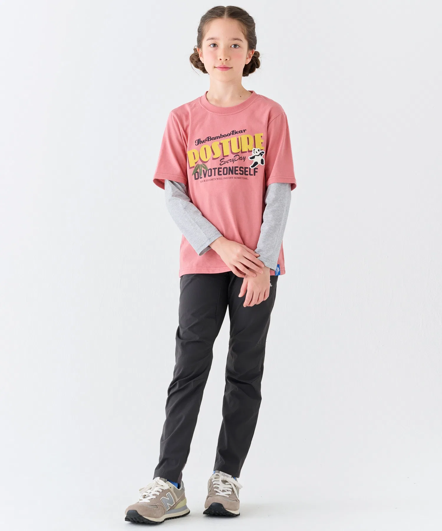 Детская футболка с пандой KRIFF MAYER Kid's Collection JOIN-TEE розовая — фото 4