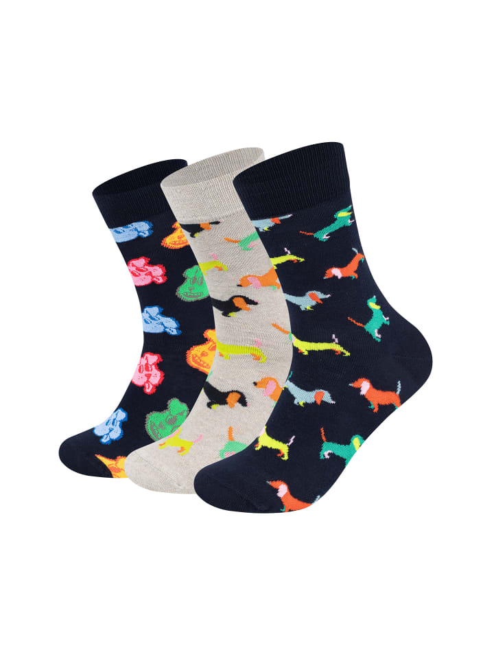 

Носки Happy Socks, темно-синий