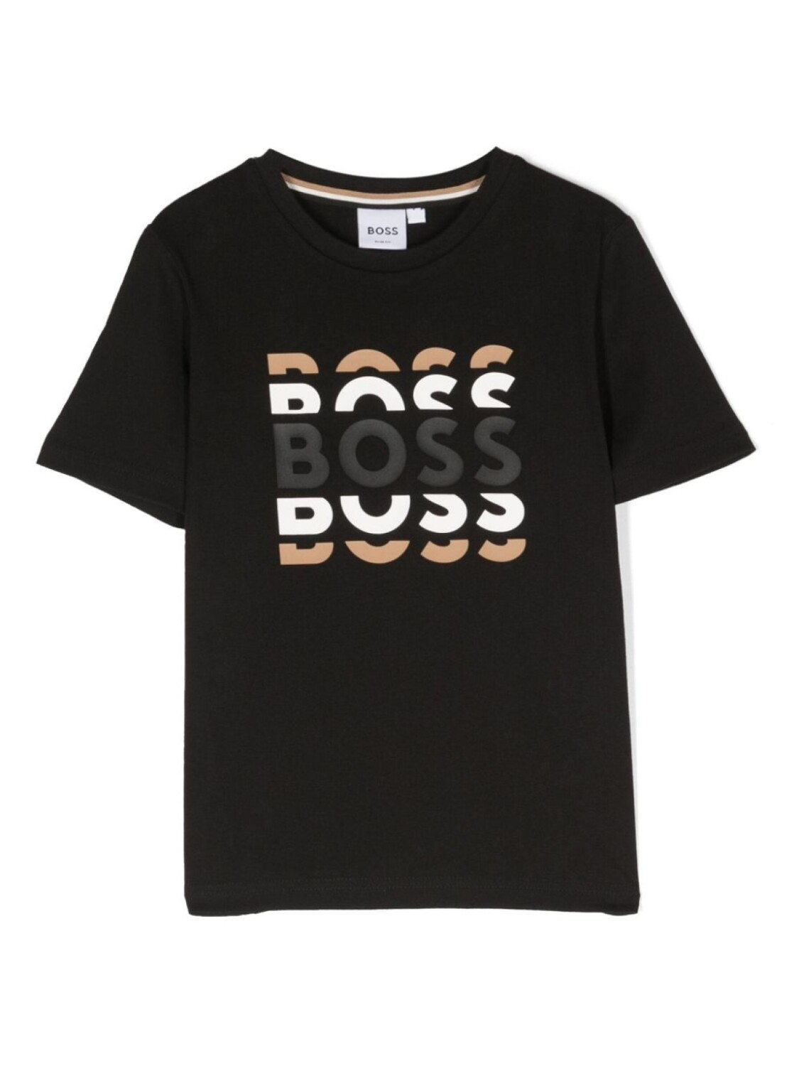 

BOSS Kidswear футболка с логотипом, черный