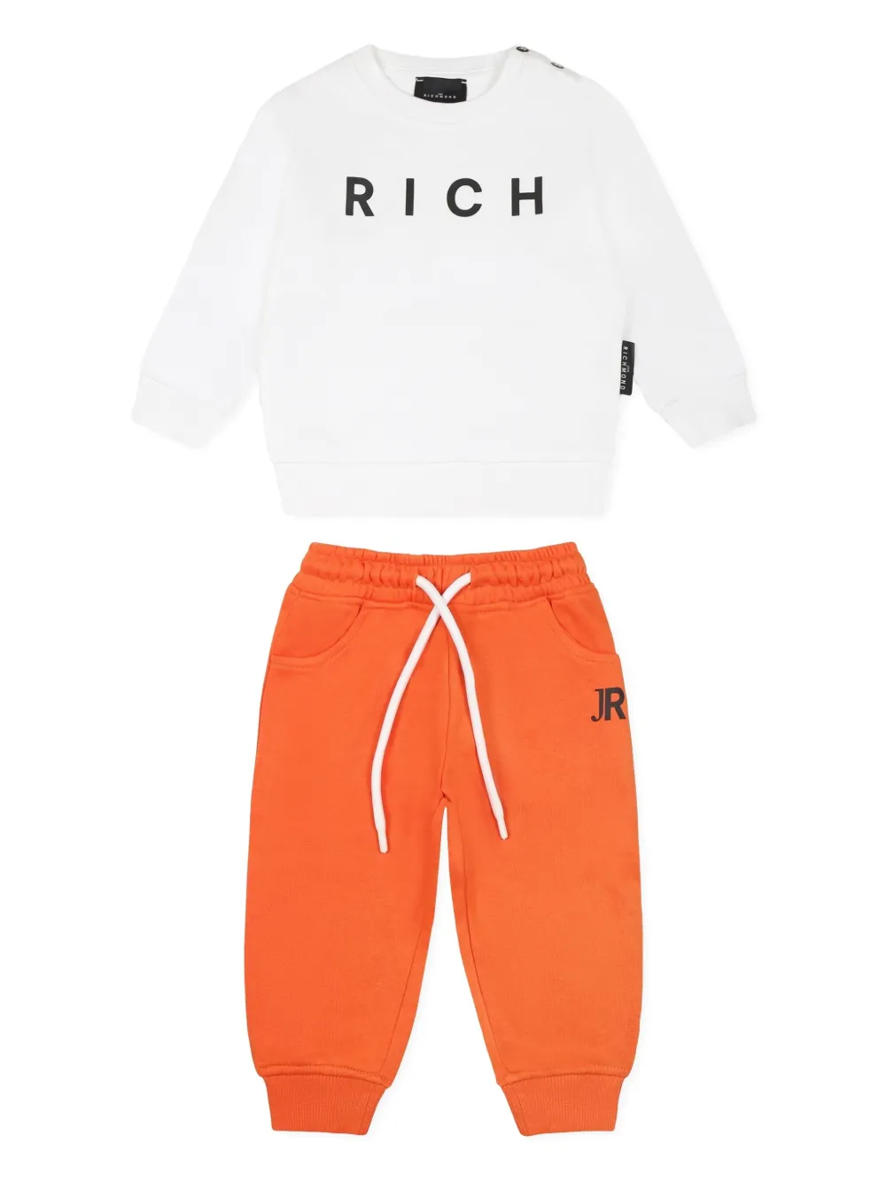 

Спортивный костюм с логотипом John Richmond Junior, белый