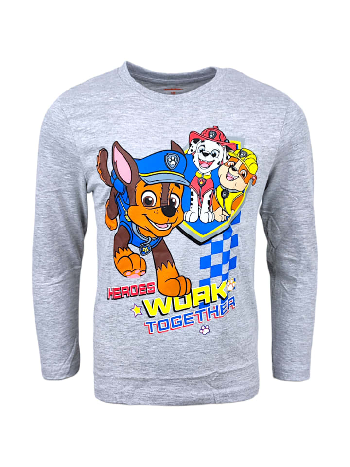 

Рубашка с длинным рукавом Paw Patrol, серый