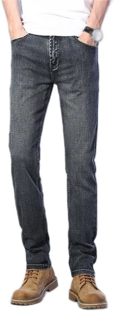 Джинсы прямые Stretch, Dark Grey