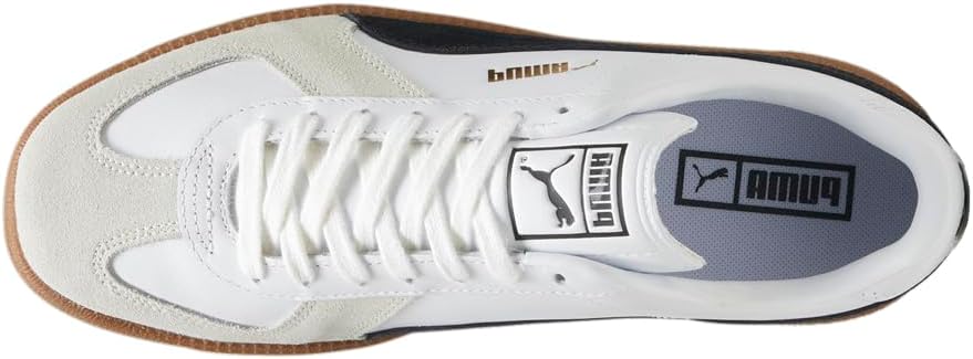 Мужские кроссовки PUMA Army Trainer на шнуровке повседневные - белые — фото 4