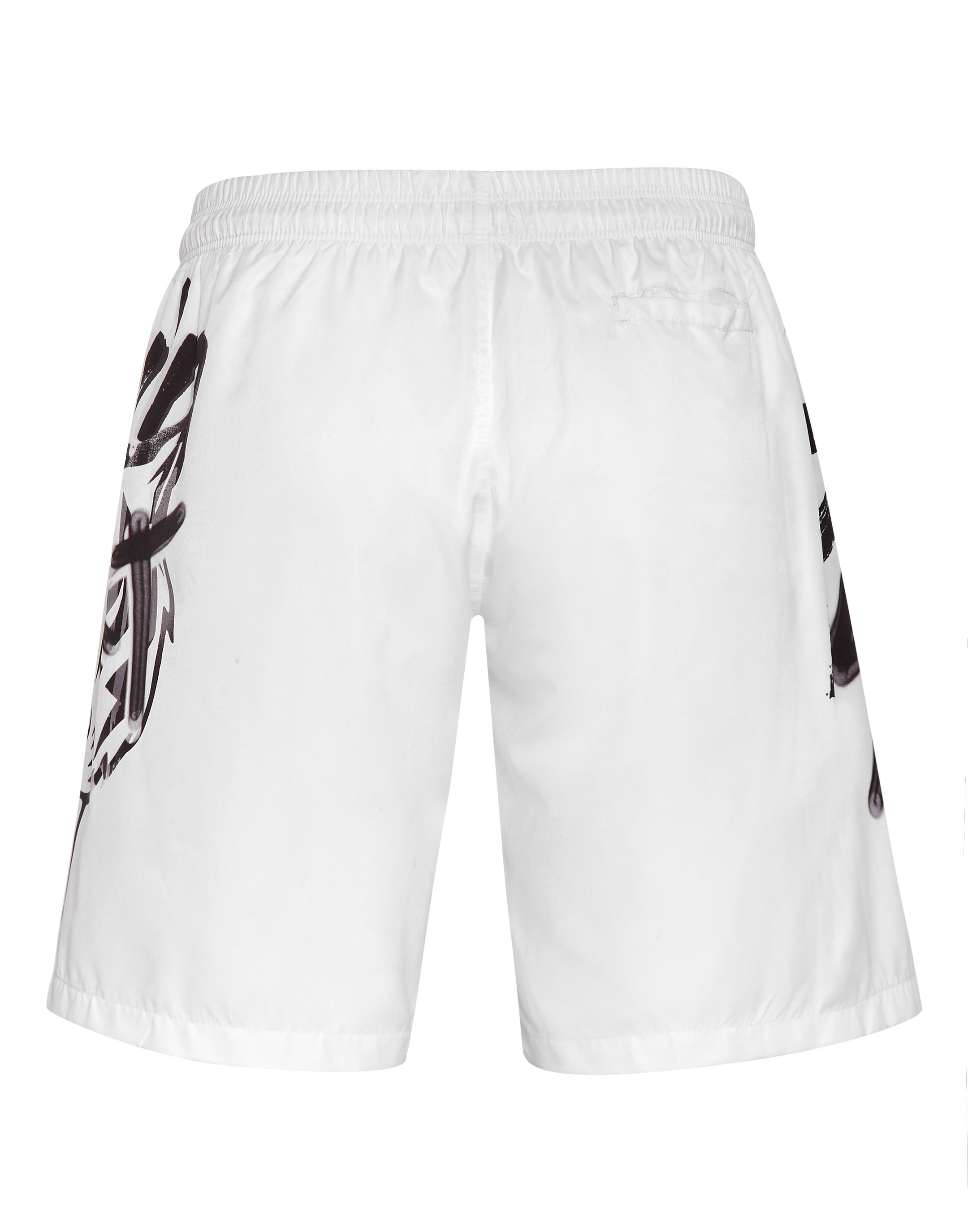 

Пляжные шорты Tiger PLEIN SPORT, белый/черный