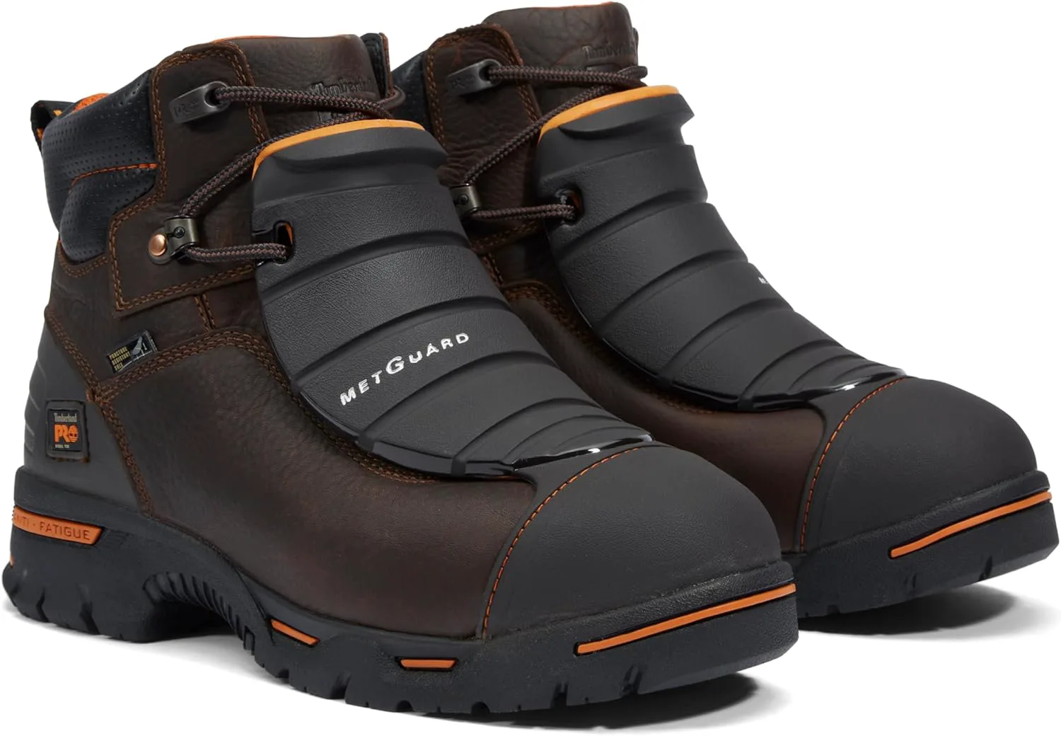 Мужские ботинки Timberland PRO Endurance с стальным носком, защитой от проколов и внешней защитой Metguard, высота 6 дюймов, коричневый — фото 2