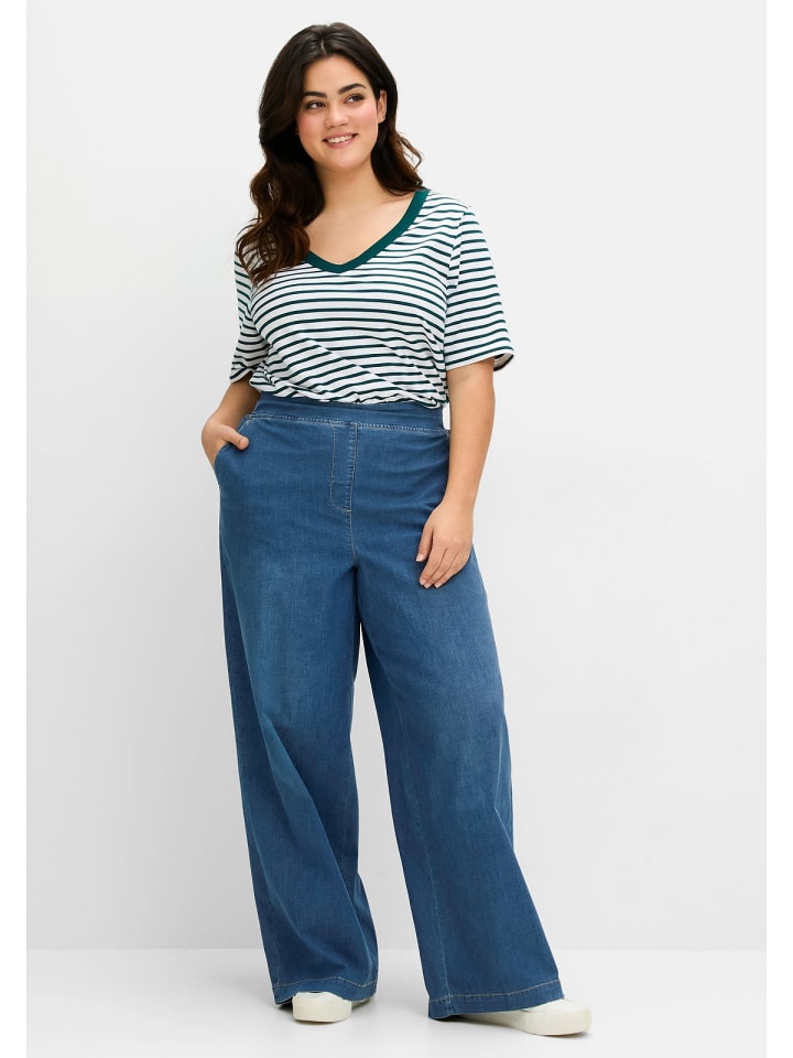 

Джинсы sheego, цвет blue denim