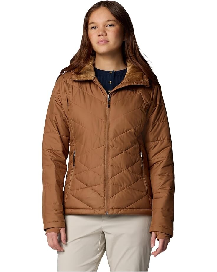 

Куртка Columbia Heavenly Hooded Jacket, цвет Camel Brown