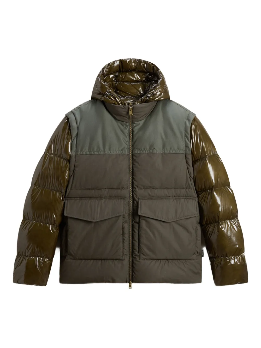 

Трансформируемая пуховая куртка Woolrich, зеленый