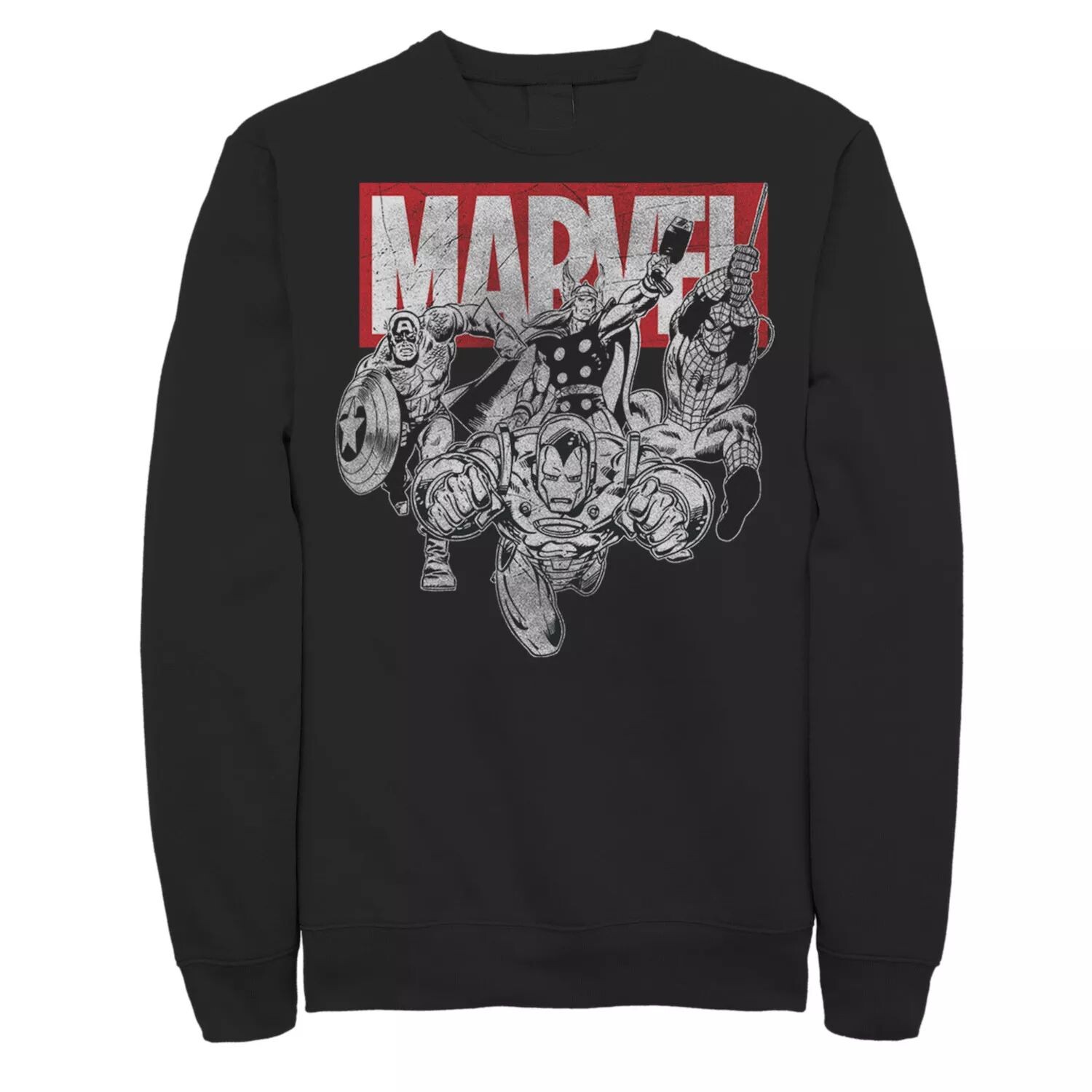 

Мужская винтажная толстовка с комиксами Marvel Iron Man Licensed Character