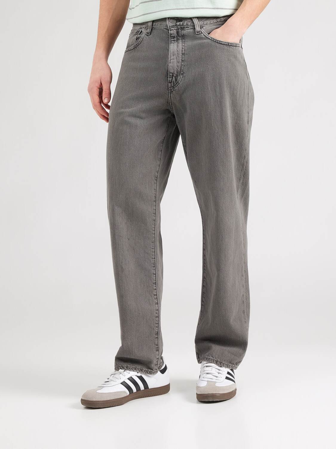 LEVI'S  Джинсы свободного кроя '568 LOOSE STRAIGHT' в сером дениме — фото 3