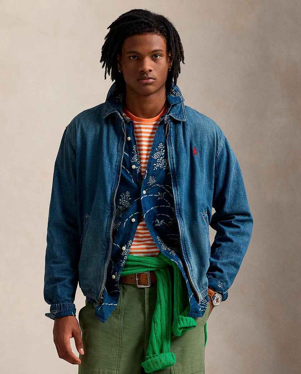 

Мужская джинсовая куртка Bayport Polo Ralph Lauren, индиго