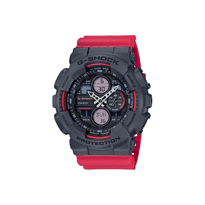 

CASIO Часы Men Liquid Crystal/Analog Dual Display Series Black Watch GA-140-4APRBS