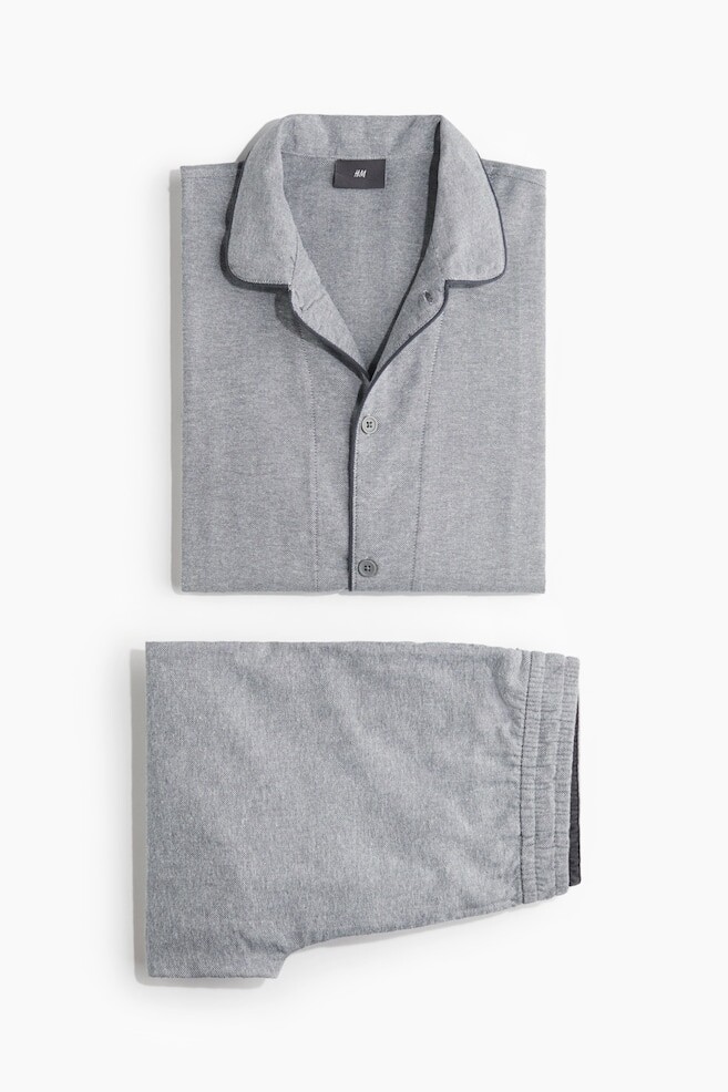 

Фланелевая пижама H&M, серый