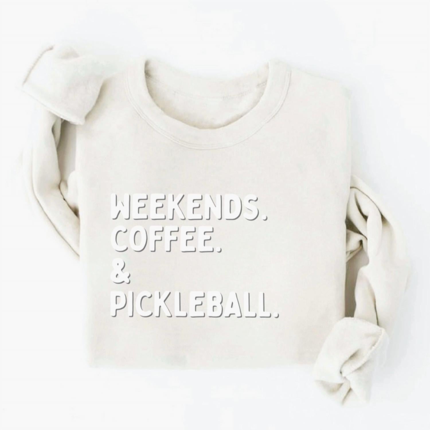 

Женская толстовка Pickleball Crewneck в стиле Puff OAT COLLECTIVE