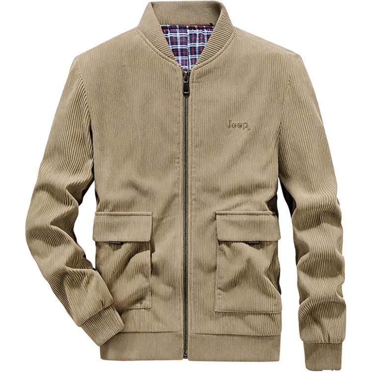 

Куртка Unisex Baseball Collar Moderate Others Jeep, хаки