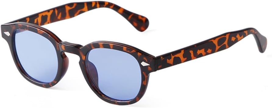 

Солнцезащитные очки UV400 с круглыми желто-голубыми линзами в черепаховой оправе, подходящие для женщин и мужчин, для бега и занятий спортом на открытом воздухе UYPTK, 13