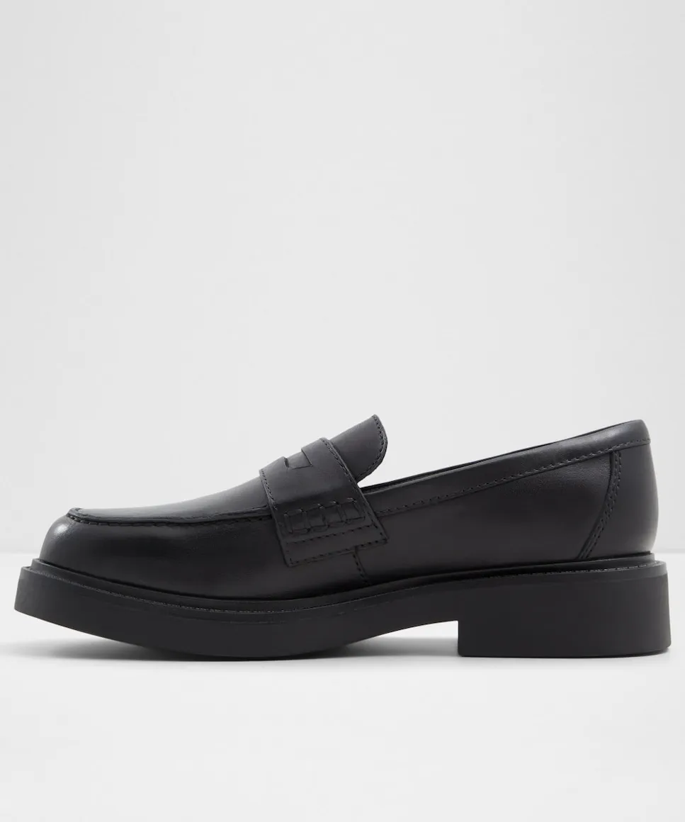 Женские мокасины с круглым носком Aldo, черный — фото 4