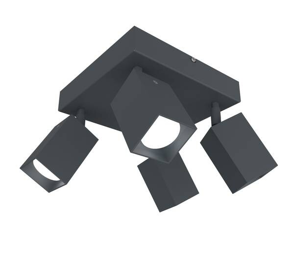 

Потолочный светильник Lumicom Brick X4, антрацитовый