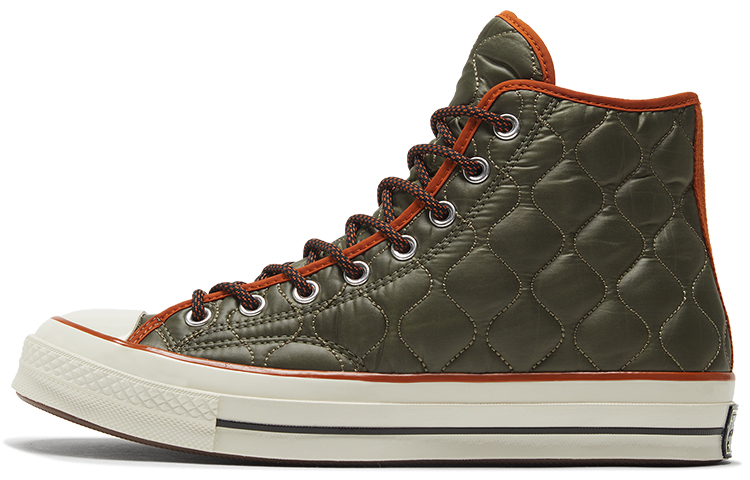 

Кеды Converse Chuck Taylor All Star 70 Hi Quilted Green Brown