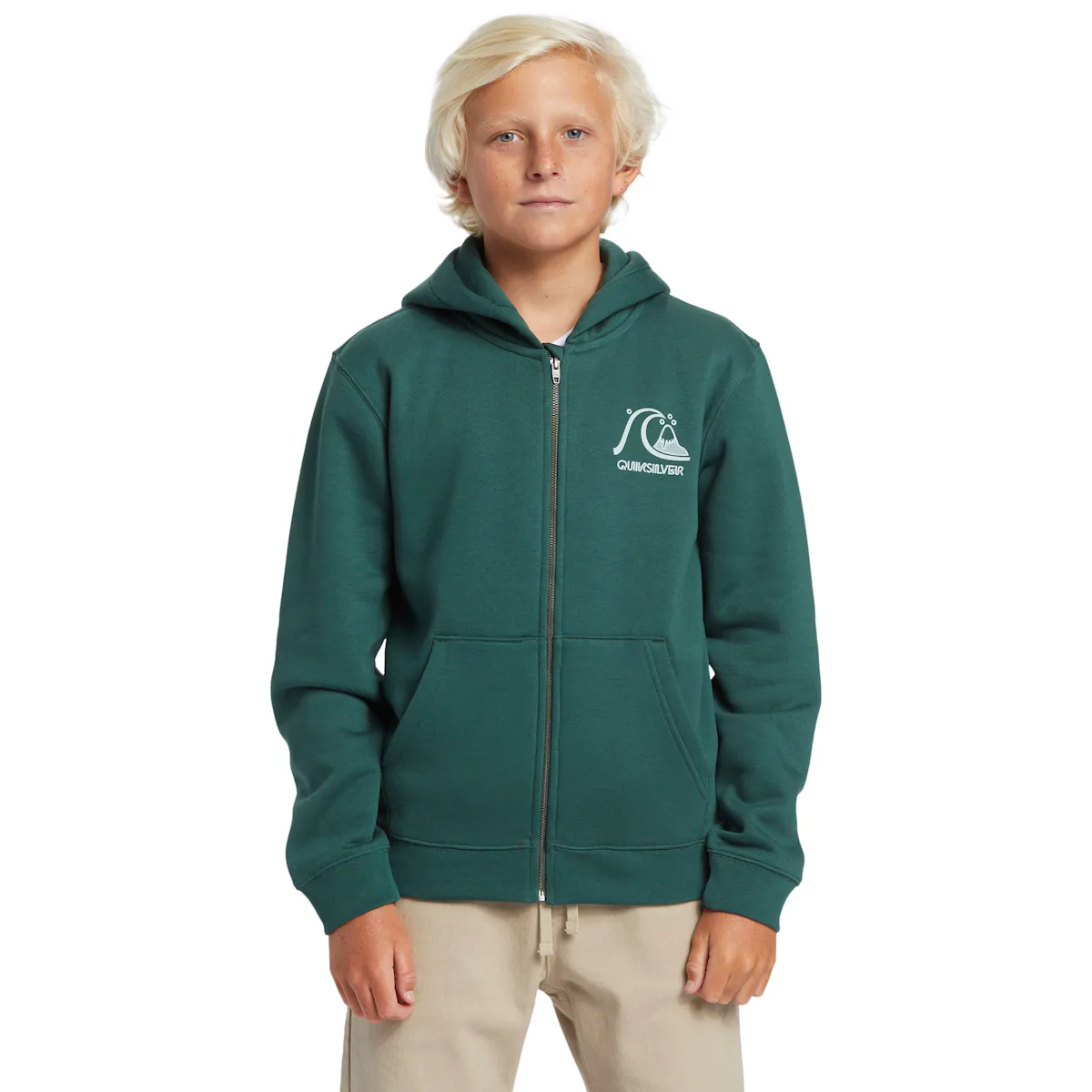 

Детская толстовка Quiksilver с графическим рисунком, зеленый
