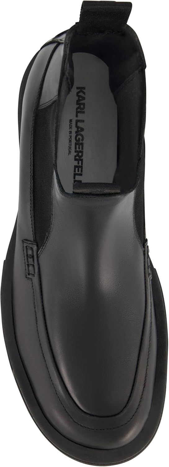 Мужские ботинки KARL LAGERFELD Apron Toe Chelsea, черный — фото 2