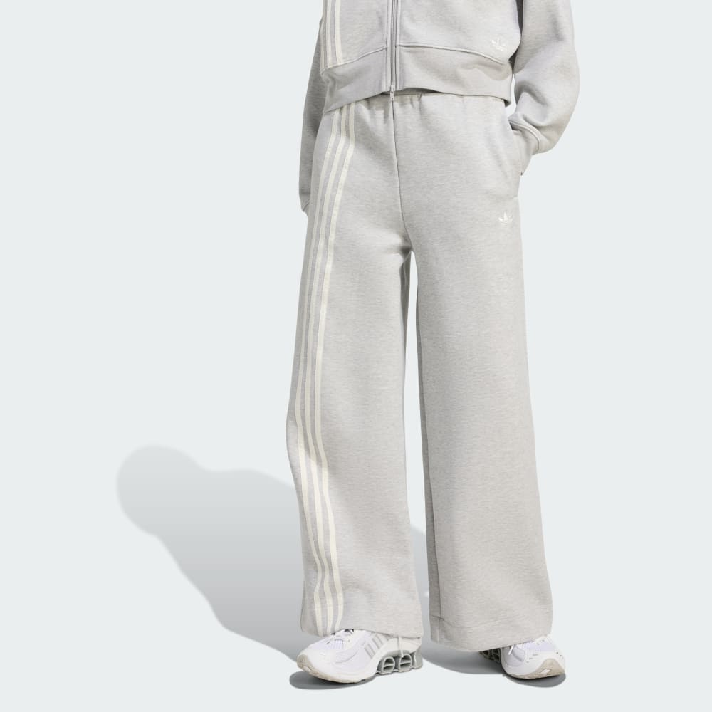 

Спортивные брюки Adidas Off Placed 3-Stripes Wide Pant, цвет Grey Two Mel