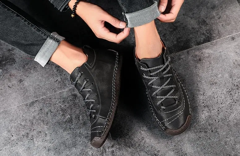 Лоферы мужские кожаные, Loafers & Slip-Ons, Blue Hhhchpm — фото 3