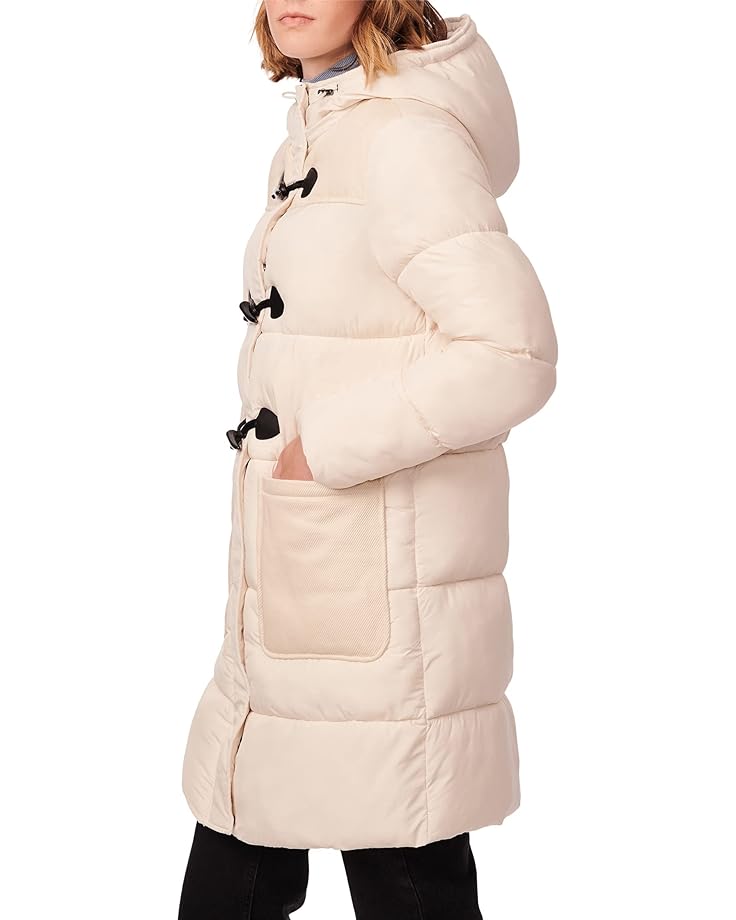 

Пуховик Bernardo Fashions Combo Fabric Toggle Puffer, цвет Warm White