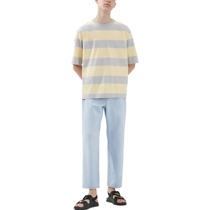 Футболка U Collection мужская кремовая Uniqlo, кремовый — фото 2