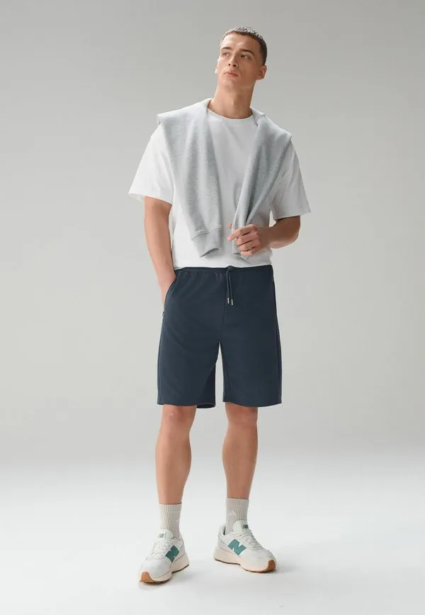 Шорты стандартного кроя с карманами на молнии Next, Navy Grey