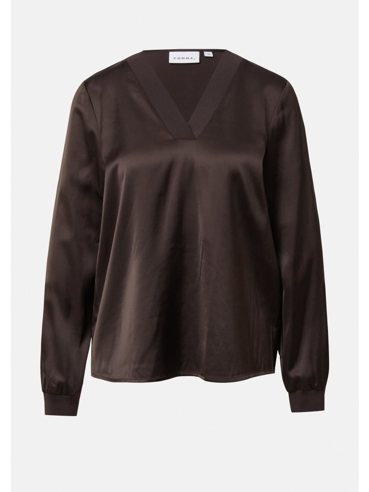 

Comma Блузка 8940_темно-коричневая