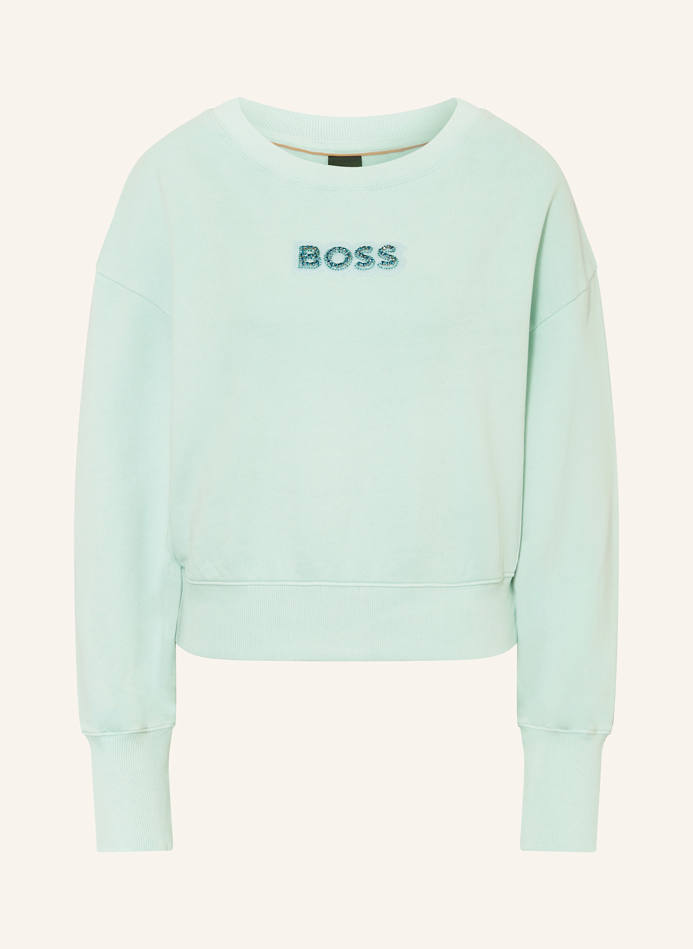 

Свитшот elay с драгоценными камнями Boss, бирюзовый