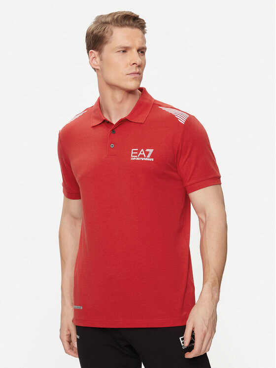

Рубашка стандартного кроя Ea7 Emporio Armani, красный
