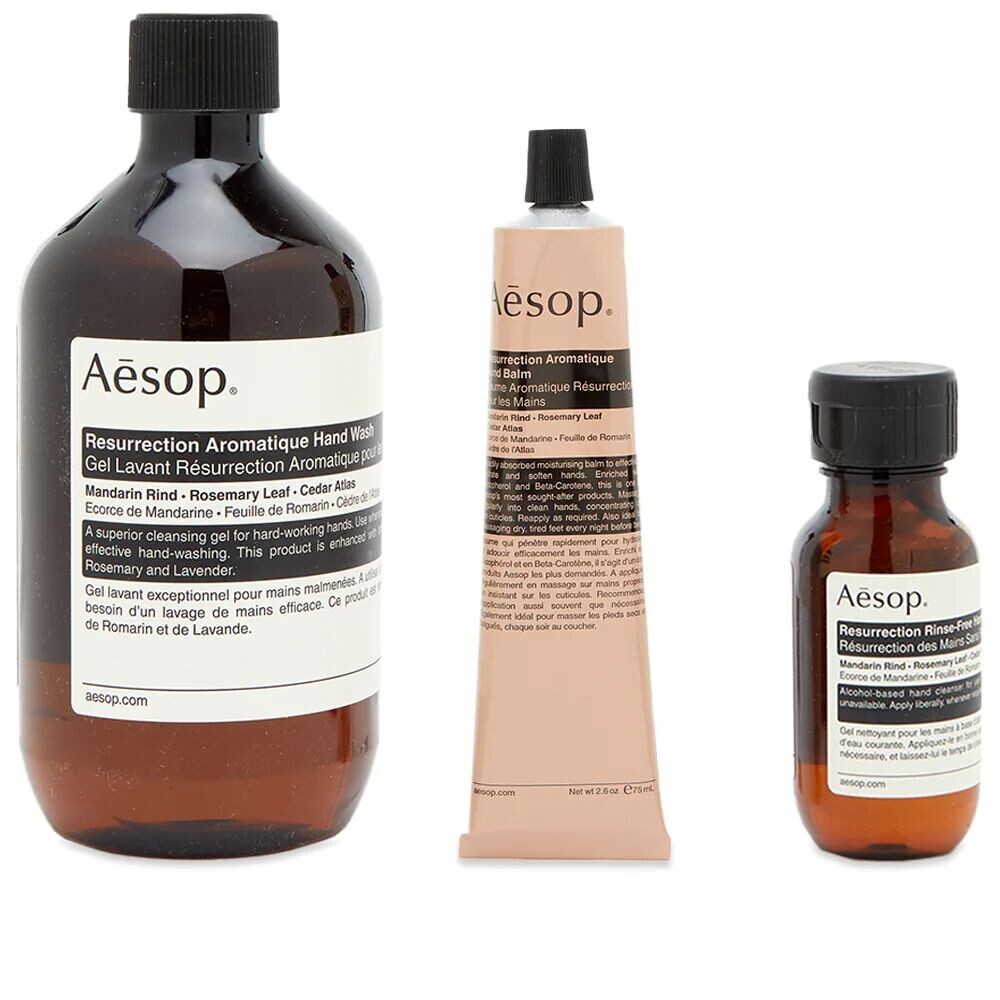 

Aesop Industious: Трио по уходу за руками