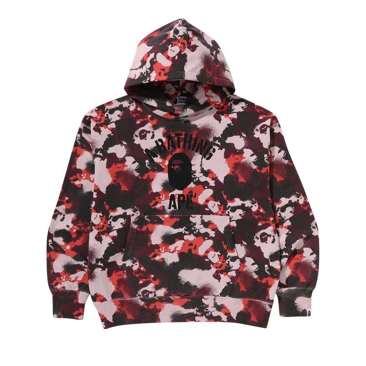 

Худи BAPE Map Camo Pullover Hoodie, Red