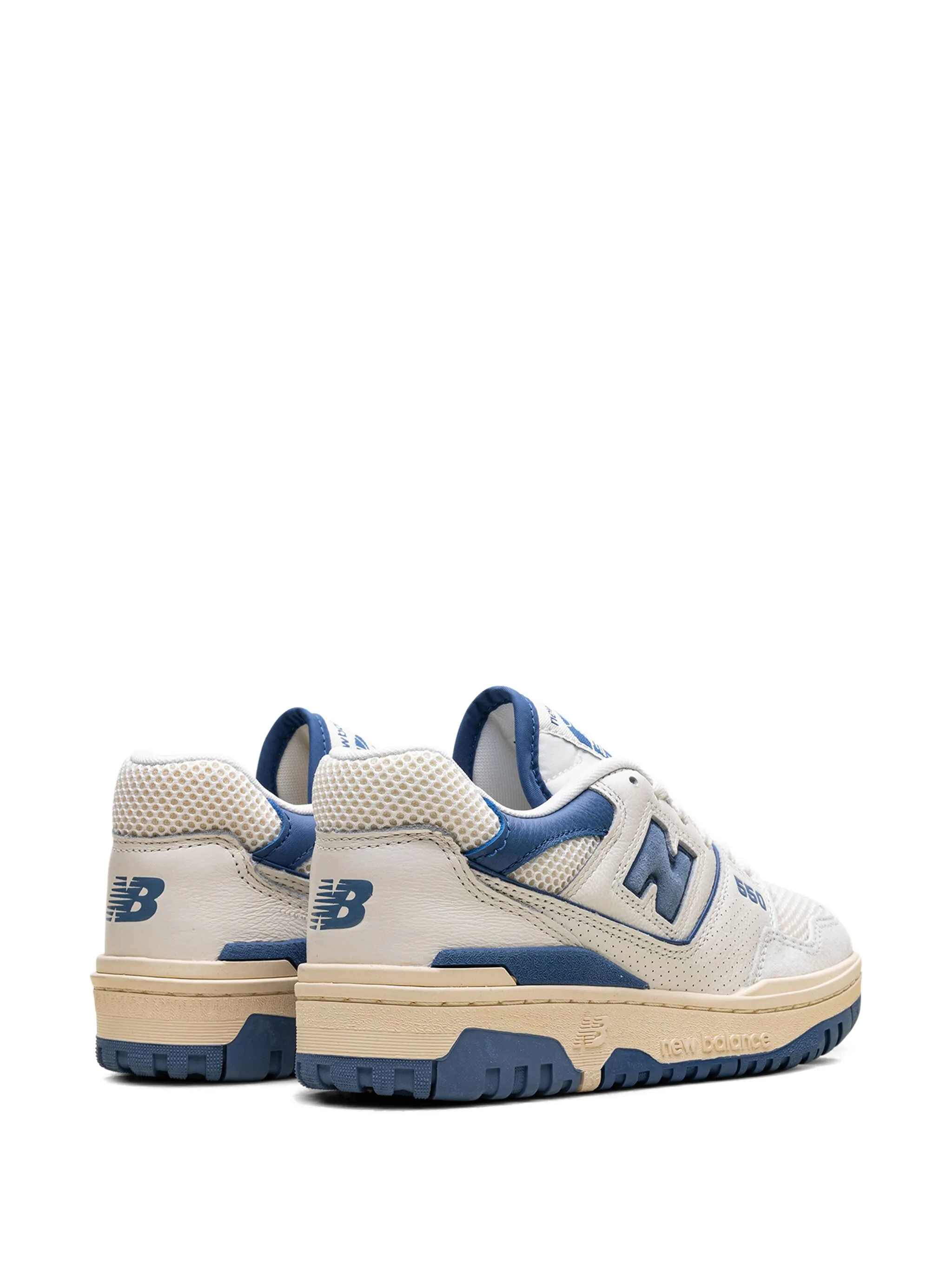 Кроссовки 550 Sea Salt Pack/Blue Agate New Balance, белый — фото 3