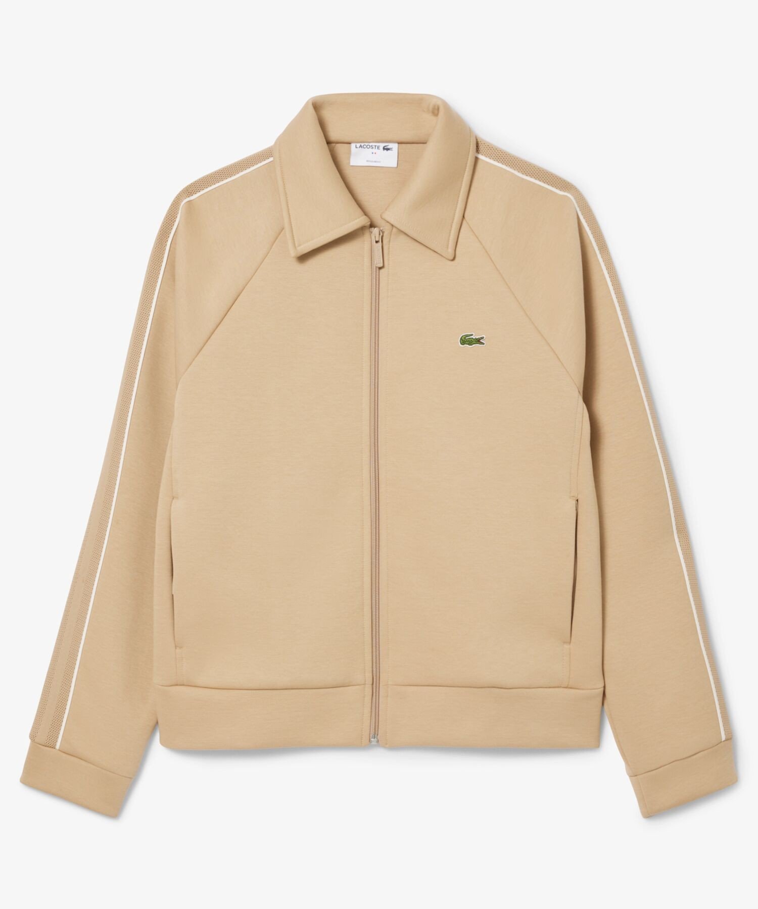 Двусторонняя толстовка-блузон с укреплением плечевых швов LACOSTE, Beige